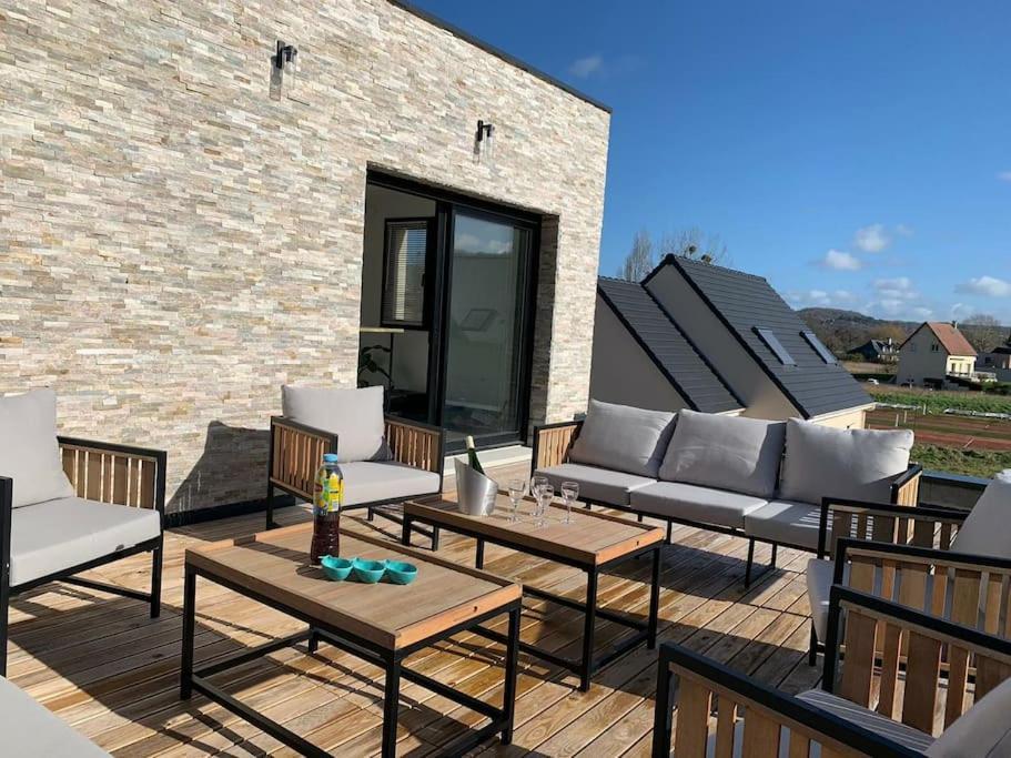 Villa Moderne Houlgataise/Roof Top/Proche Mer ! Houlgate Esterno foto